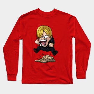 Sanji fuck - onepiece | anime Long Sleeve T-Shirt